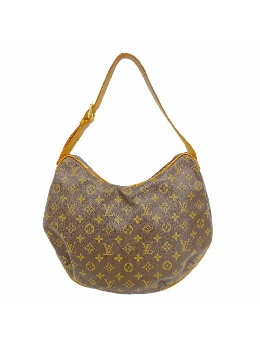Louis Vuitton Shoulder Bag Monogram Croissant GM Brown